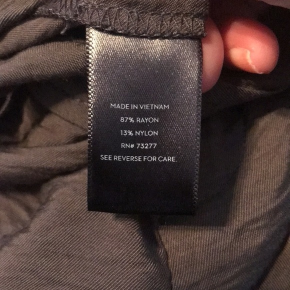 Simply Vera Olive Green Cargo Pants Pleated Waist Belted  Size M - Picture 7 of 7